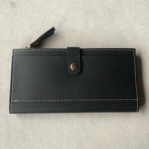 Bifold Long Wallet ~ Black ~ Brand New